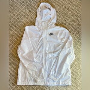 NWT Nike White Womens Windbreaker Size XS